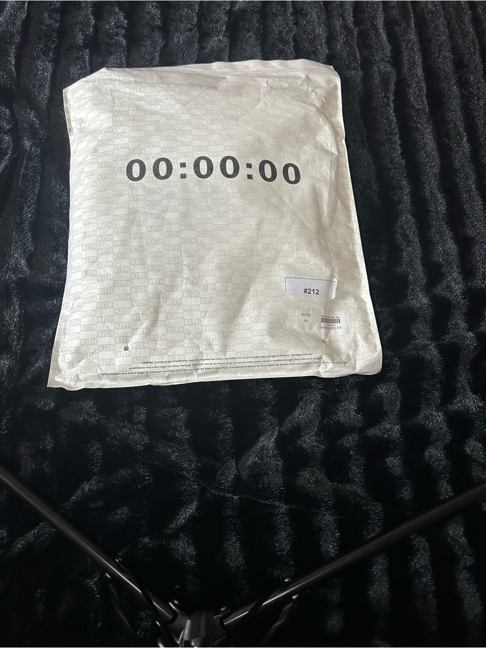 Kith White Hoodie with Blue Hebrew Logo - Picture 6 of 7